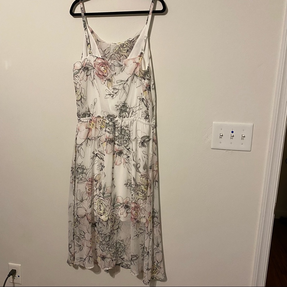 WHBM Floral Spring Bouquet Dress